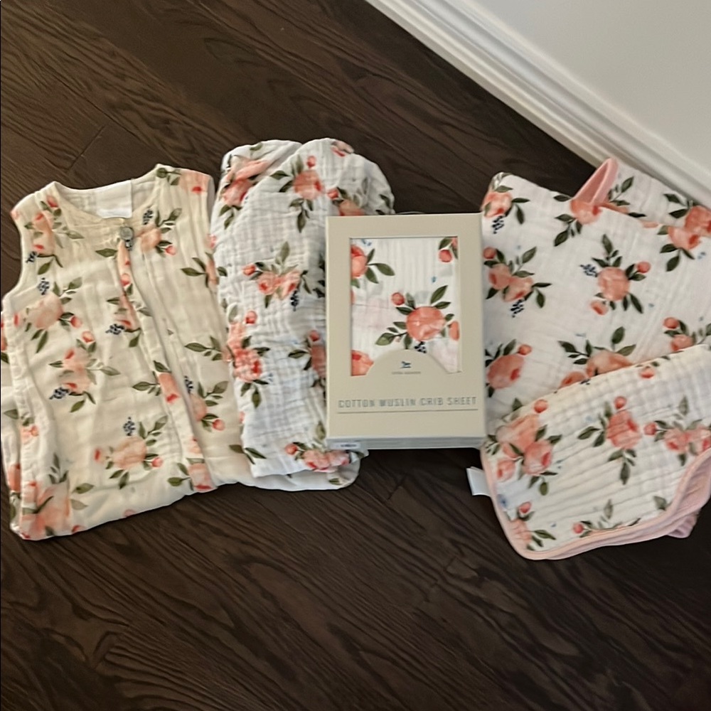 Floral Baby Bedding Set